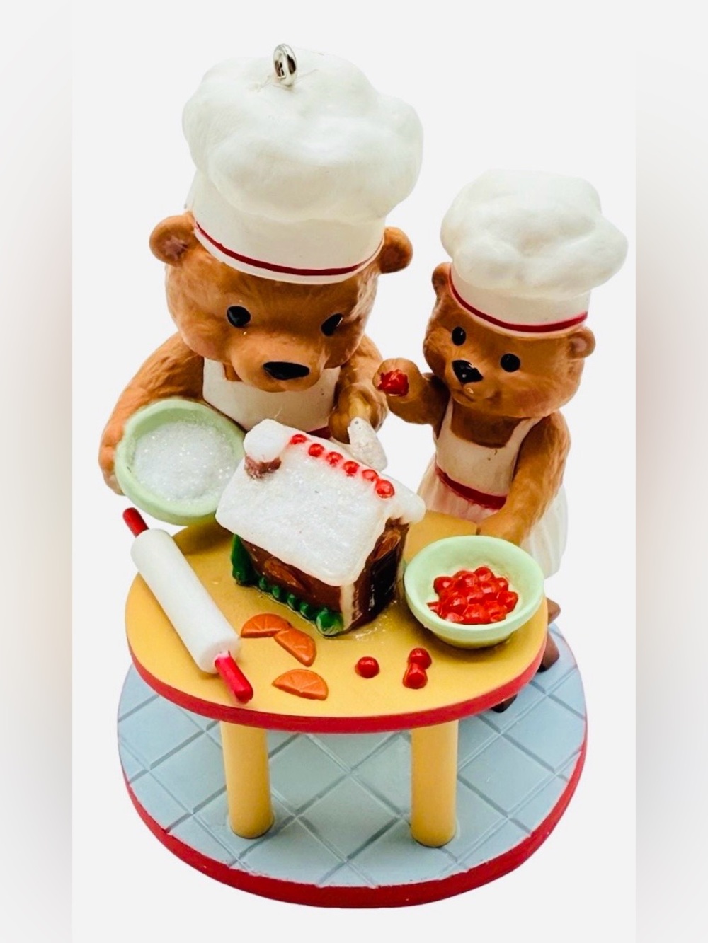 Busy Bakers Eat & Drink Hallmark Brown Bear Bakers Ornament